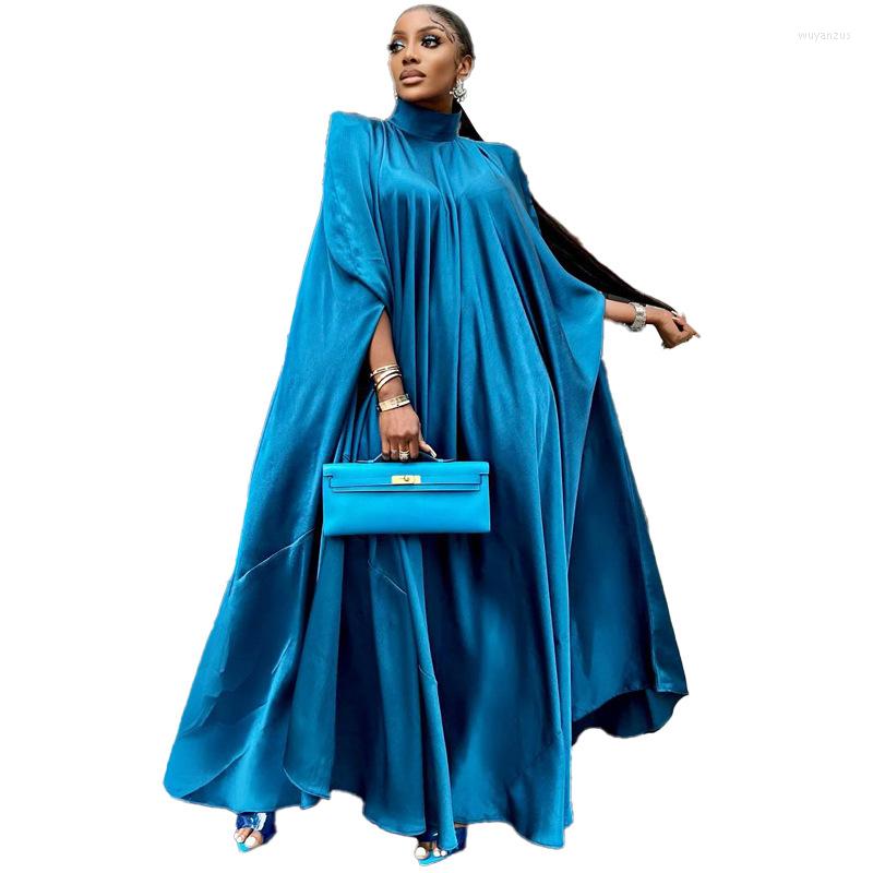 Ethnic Clothing Muslim Women's Loose Middle Eastern Robe Satin Dress Dinner Dresses For African Women 2023 Evening Party Dubai Style
Ethnic Clothing Muslim Women's Loose Middle Eastern Robe Satin Dress Dinner Dresses For African Women 2023 Evening Party Dubai Style