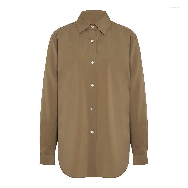 Women' Blouses 2023 Spring Summer Women Shirt Khaki Square Collar Single-breasted Wool Long-sleeved
Women' Blouses 2023 Spring Summer Women Shirt Khaki Square Collar Single-breasted Wool Long-sleeved
