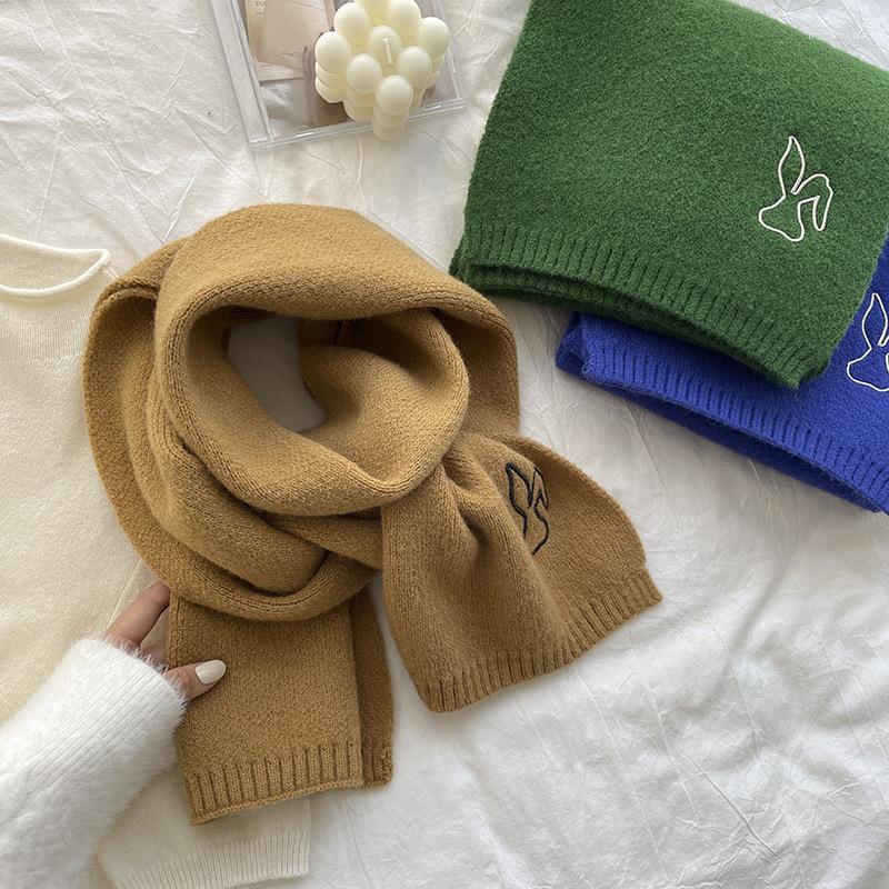 Scarves Knitted Scarf For Women Woolen Yarn Muffler Wraps Korean Style Winter Solid Warm Elastic Neckerchief Soft Bufanda Foulard 2023
Scarves Knitted Scarf For Women Woolen Yarn Muffler Wraps Korean Style Winter Solid Warm Elastic Neckerchief Soft Bufanda Foulard 2023