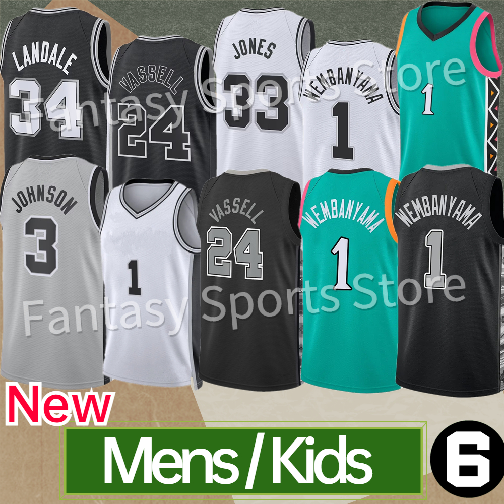 Men Kids 1 Victor Wembanyama City Jersey Dominick Barlow Charles Bassey Khem Birch Keldon Johnson Blake Wesley Tre Jones Men Youth Shirts Stitched Classic Custom, As picture7
Men Kids 1 Victor Wembanyama City Jersey Dominick Barlow Charles Bassey Khem Birch Keldon Johnson Blake Wesley Tre Jones Men Youth Shirts Stitched Classic Custom, As picture7