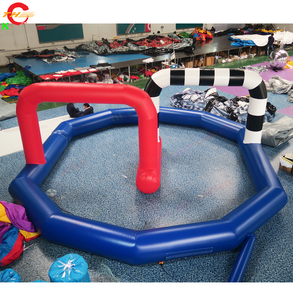 Free Ship Outdoor Activities Inflatable Gokart Racing Track Game Toys Didi car Bumber balls race arena for sale