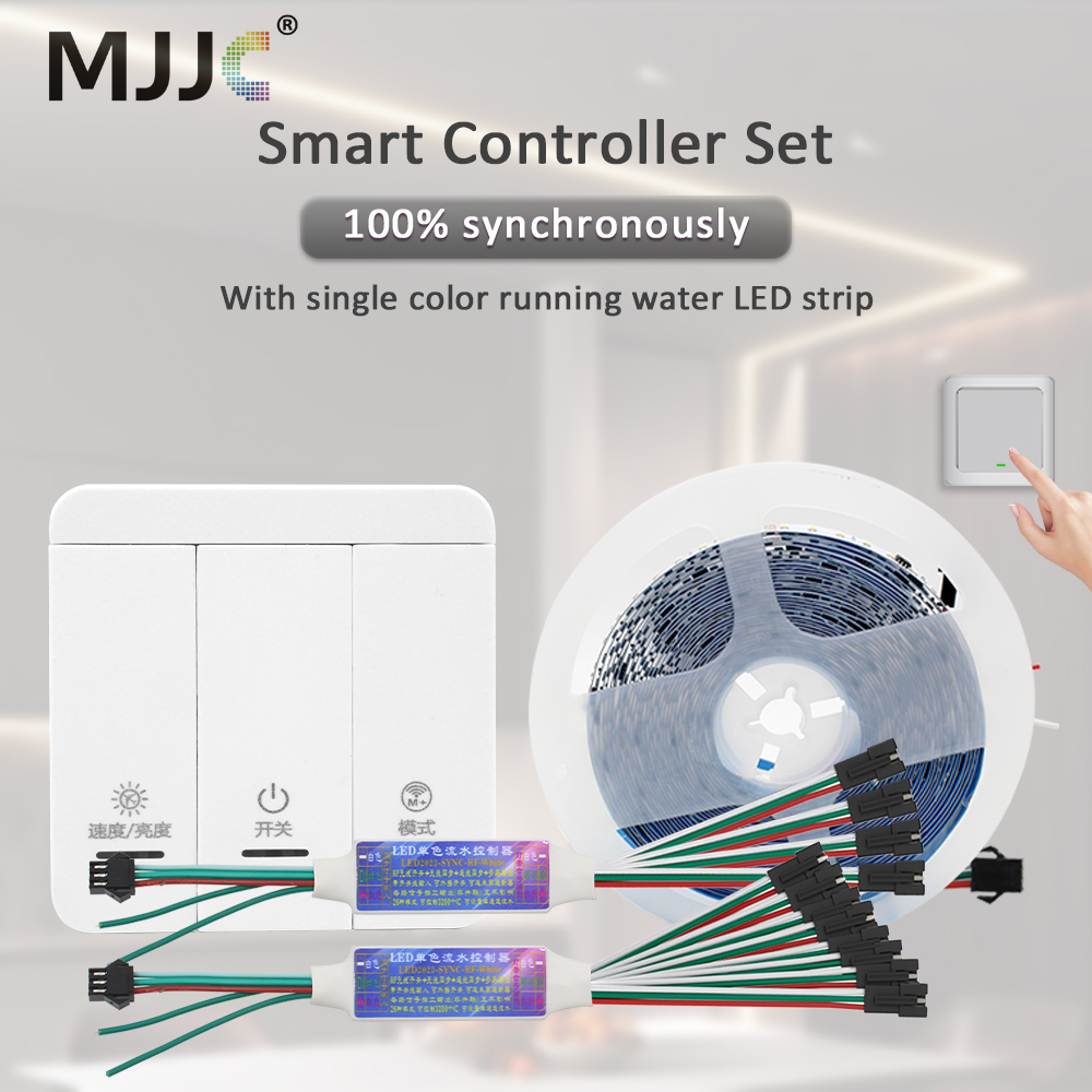 Horse Racing LED Strip Light DC 24V WS2811 IC RF Running Water Wave Chasing LED Tape Ribbon Lamp 20M 25M 30M for Room Decoration
Horse Racing LED Strip Light DC 24V WS2811 IC RF Running Water Wave Chasing LED Tape Ribbon Lamp 20M 25M 30M for Room Decoration