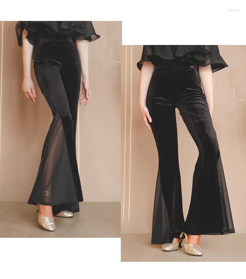 Stage Wear Female Ballroom Dance Costume Bell-Bottomed Pants Tango Dancing Clothes Prom Waltz Dancewear Latin Practice VDB5202
Stage Wear Female Ballroom Dance Costume Bell-Bottomed Pants Tango Dancing Clothes Prom Waltz Dancewear Latin Practice VDB5202