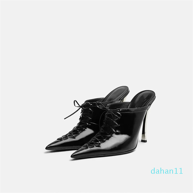 Designer 2023 Women's Sandals Spring and Summer European and American Fashion Sexy Metal Thin High Heel Lace-up Brand Banquet Show Slippers, Ggm&286-white
Designer 2023 Women's Sandals Spring and Summer European and American Fashion Sexy Metal Thin High Heel Lace-up Brand Banquet Show Slippers, Ggm&286-white