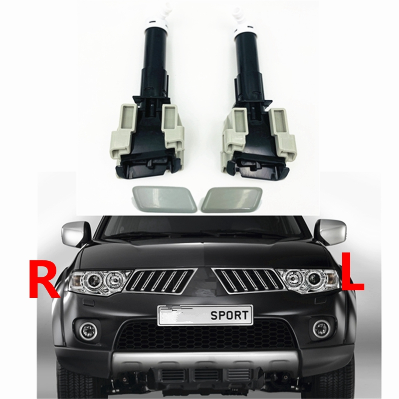 Headlight Washer Nozzle With Bracket Headlamp Washer Cover For Mitsubishi Pajero Montero Sport 2008-2014 L200 2009-2013
Headlight Washer Nozzle With Bracket Headlamp Washer Cover For Mitsubishi Pajero Montero Sport 2008-2014 L200 2009-2013