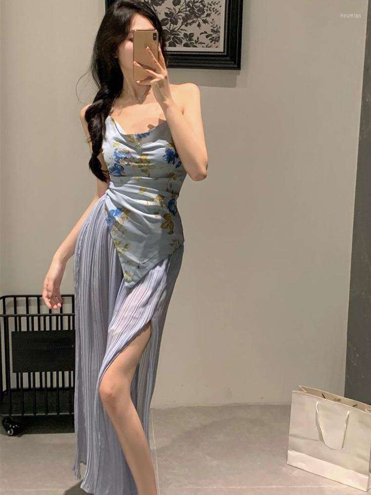 Women' Two Piece Pants 2 Pcs Sets Women Floral Irregular Camis Baggy Side-slit Summer Fashion Ulzzang Chic Temper Harajuku Casual Simple, Blue 2 pcs sets
Women' Two Piece Pants 2 Pcs Sets Women Floral Irregular Camis Baggy Side-slit Summer Fashion Ulzzang Chic Temper Harajuku Casual Simple, Blue 2 pcs sets