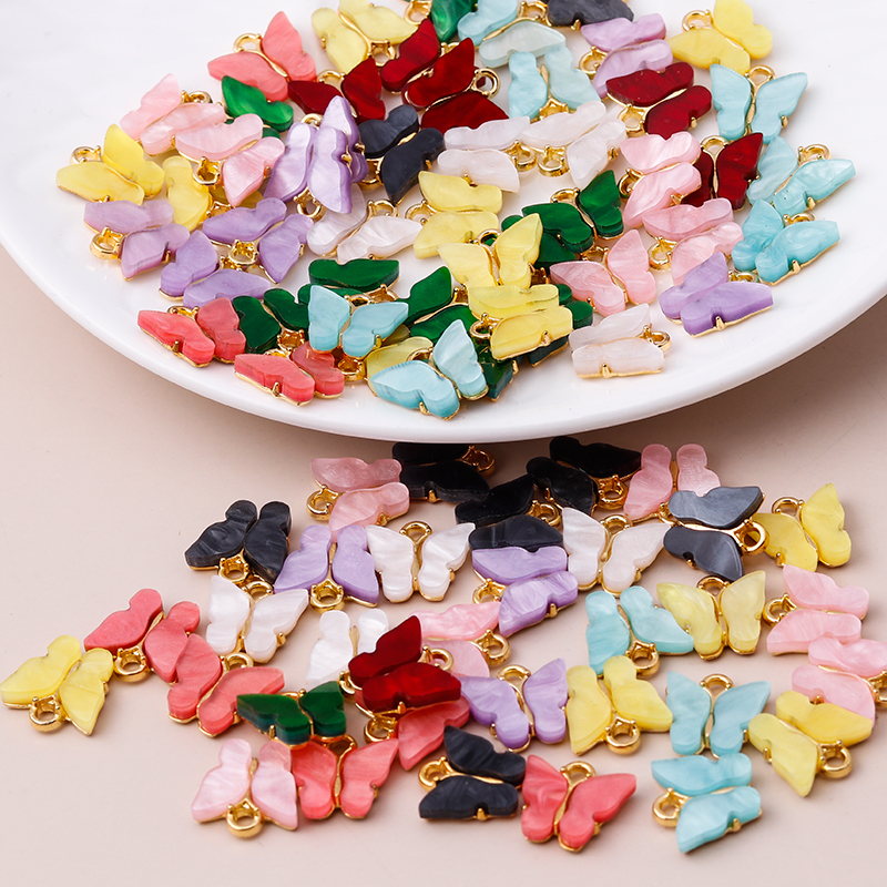 10pcs 13x13mm 9 Color Resin Animal Butterfly Charms for Jewelry Making Pendants Necklaces Cute Earrings DIY Handmade Accessories
10pcs 13x13mm 9 Color Resin Animal Butterfly Charms for Jewelry Making Pendants Necklaces Cute Earrings DIY Handmade Accessories