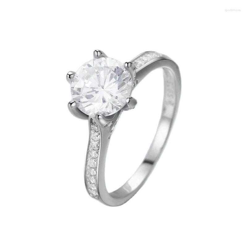 Wedding Rings S925 Sterling Silver Ring Fashion Diamond Female CZ Ladies Engagement Jewelry Timeless Elegant
Wedding Rings S925 Sterling Silver Ring Fashion Diamond Female CZ Ladies Engagement Jewelry Timeless Elegant