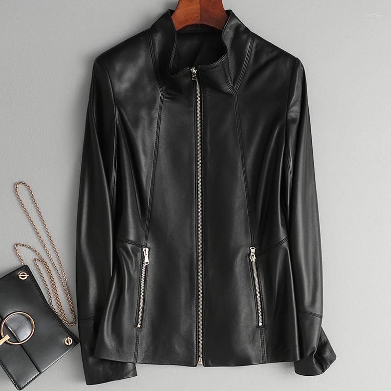 Women's Leather 2023 Real Genuine Jacket Women Natural Sheepskin Coat Womens Clothing Korean Style Ladies Coats And Jackets, Black
Women's Leather 2023 Real Genuine Jacket Women Natural Sheepskin Coat Womens Clothing Korean Style Ladies Coats And Jackets, Black