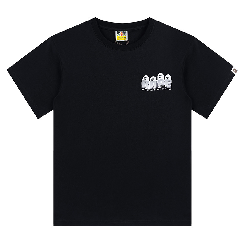 2023 Spring and Summer New Twisted Camo Ape Man Letters Cotton Men's and Women's Tide Brand Short Sleeve T-shirt, Black1
2023 Spring and Summer New Twisted Camo Ape Man Letters Cotton Men's and Women's Tide Brand Short Sleeve T-shirt, Black1