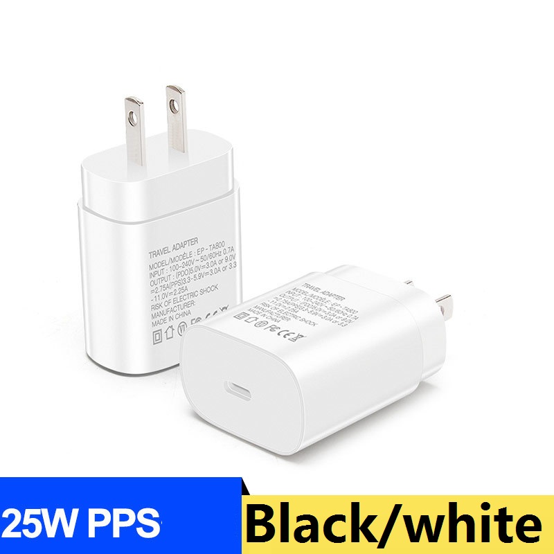 Super Fast Quick Charging PD USB-C Wall Charger EU US AC home Travel Power Adapters For Samsung Galaxy s8 s10 s20 s22 s23 Note 10 htc lg android phone