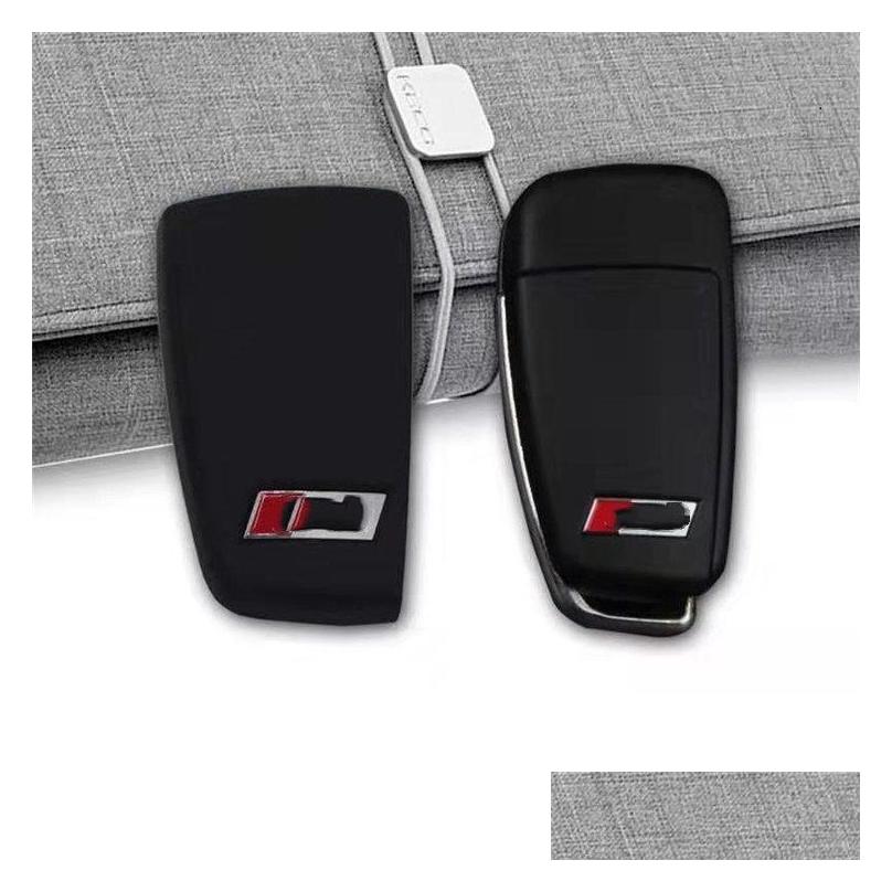 Party Favor S3 Rs Key Case Back Er For A3 Q3 A6L Tt Q7 R8 Threebutton Car Modified Shell Sleeve Men Women Drop Delivery Home Ga Dh9Jo