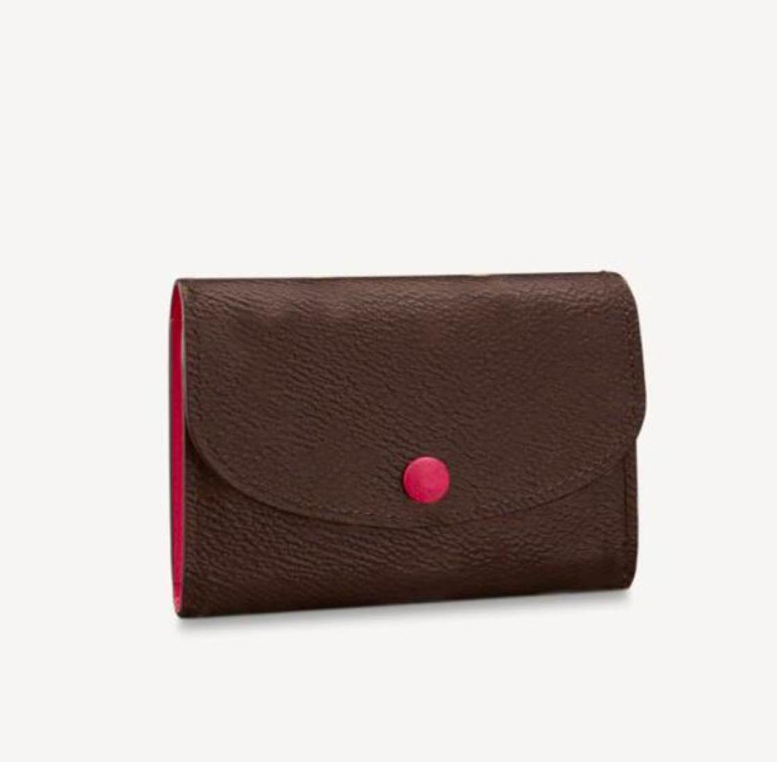 M41939 ROSALIE Wallets Women Button Short Credit Card Purses Fashion Leather Coated Canvas Clutch Coin Purse pocket pouch With box1398825, Red
M41939 ROSALIE Wallets Women Button Short Credit Card Purses Fashion Leather Coated Canvas Clutch Coin Purse pocket pouch With box1398825, Red