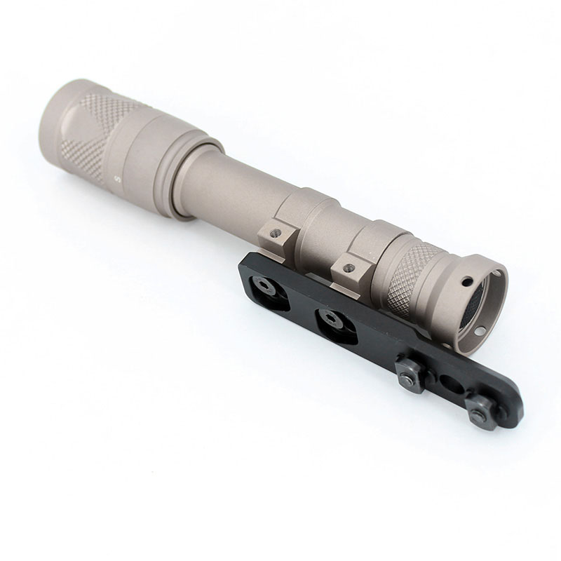 Sotac Thorntail Keymod Inline Light Mount For Mlok Keymod Handguard Rail Tatical Surefir M300 M600 Flashlight Weapon Scout Light