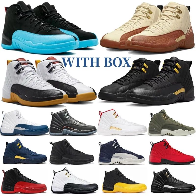 Designer jumpman 12 Men Basketball Shoes 12s Black Taxi Stealth Muslin Hyper Royal Playoffs Flu Game University Gold Mens Trainers Sports Sneakers
Designer jumpman 12 Men Basketball Shoes 12s Black Taxi Stealth Muslin Hyper Royal Playoffs Flu Game University Gold Mens Trainers Sports Sneakers