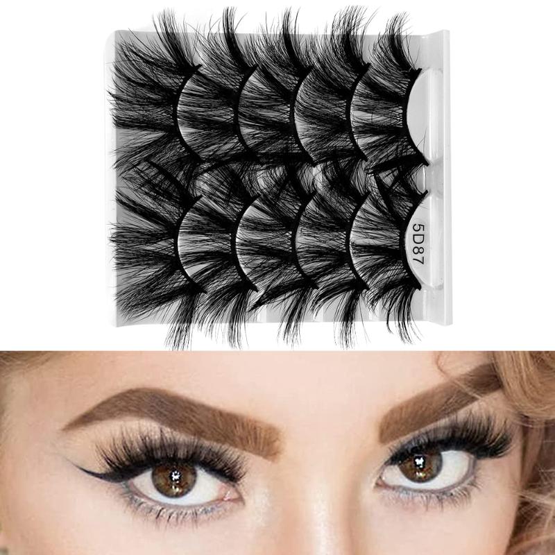 False Eyelashes Pairs 5d 25mm Black Mink Multi-Layer Lengthening Thick Women Eye Thicker Makeup Cosmetic SuppliesFalse 
False Eyelashes Pairs 5d 25mm Black Mink Multi-Layer Lengthening Thick Women Eye Thicker Makeup Cosmetic SuppliesFalse