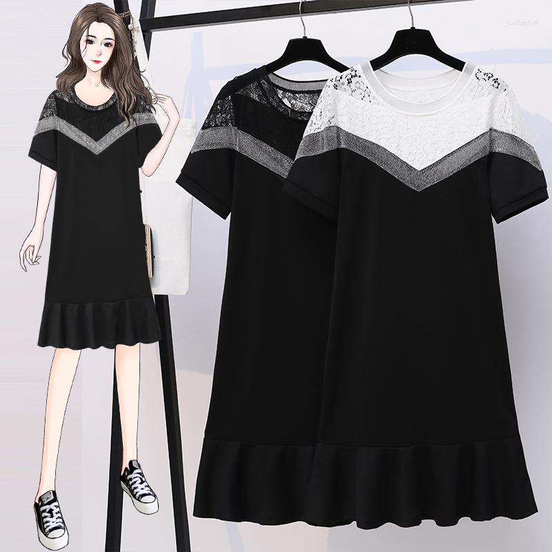 Party Dresses EHQAXIN Lace Patchwork For Women Summer 2023 Fashion Casual Loose Short Sleeve Knee-Length Ruffle Dress -5XL, Black
Party Dresses EHQAXIN Lace Patchwork For Women Summer 2023 Fashion Casual Loose Short Sleeve Knee-Length Ruffle Dress -5XL, Black