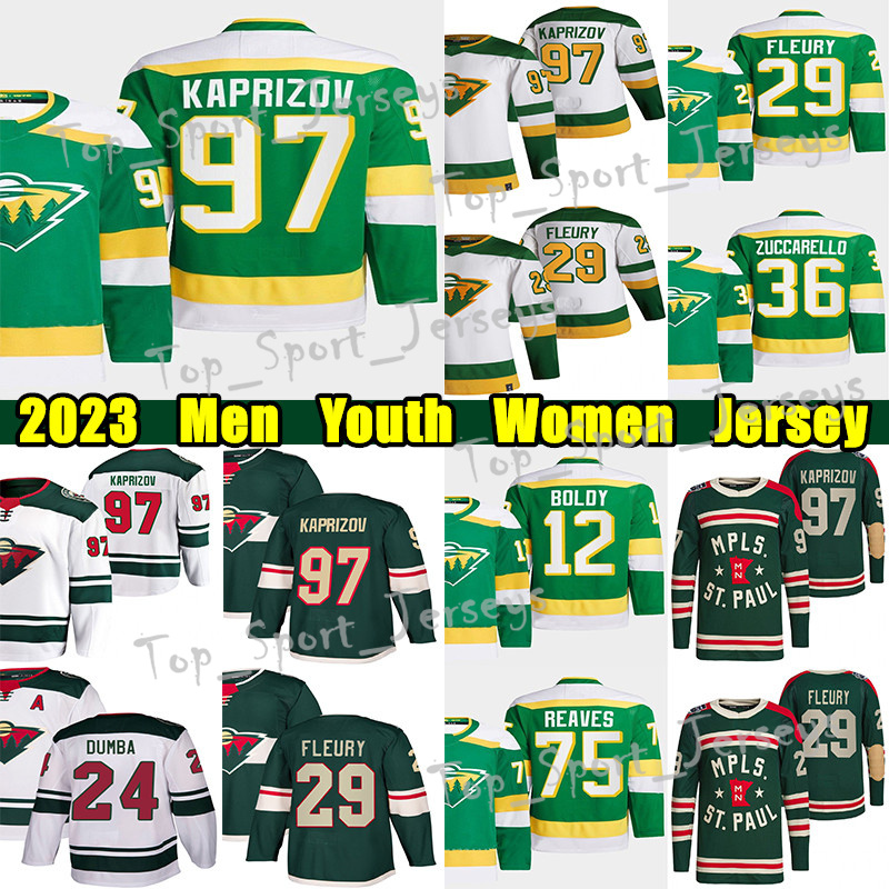 #97 Kirill Kaprizov Reverse Retro hockey jersey #12 Matt Boldy Jared Spurgeon Mats Zuccarello Matt Dumba Joel Eriksson Ek Marcus Foligno Marc-Andre Fleury jerseys, White reverse retro youth
#97 Kirill Kaprizov Reverse Retro hockey jersey #12 Matt Boldy Jared Spurgeon Mats Zuccarello Matt Dumba Joel Eriksson Ek Marcus Foligno Marc-Andre Fleury jerseys, White reverse retro youth