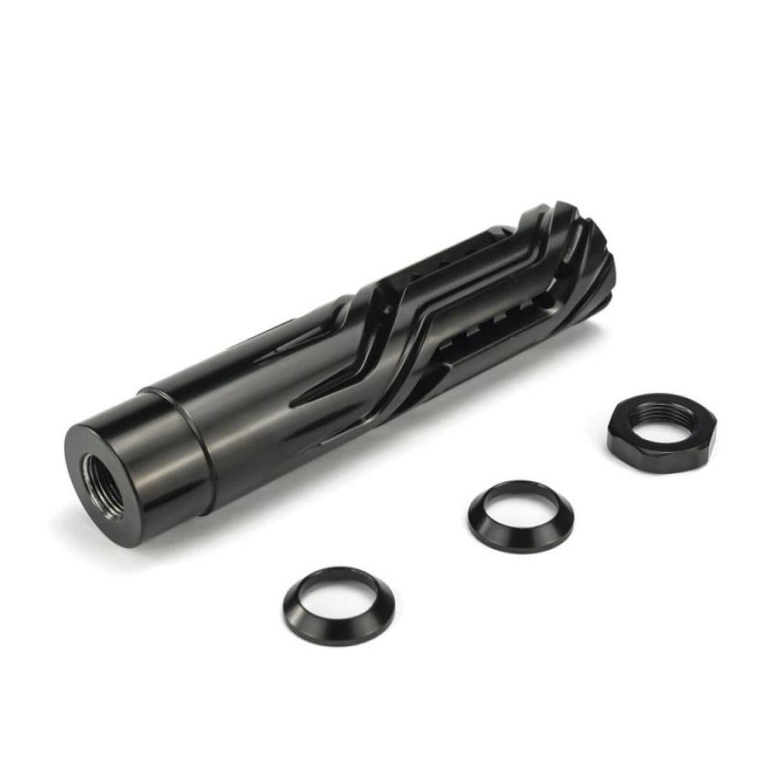 Others Tactical Accessories Stainless Steel 12x28 Muzzle Brake 28 Port 71mm Hole For 22 223 5569082524, Black
Others Tactical Accessories Stainless Steel 12x28 Muzzle Brake 28 Port 71mm Hole For 22 223 5569082524, Black