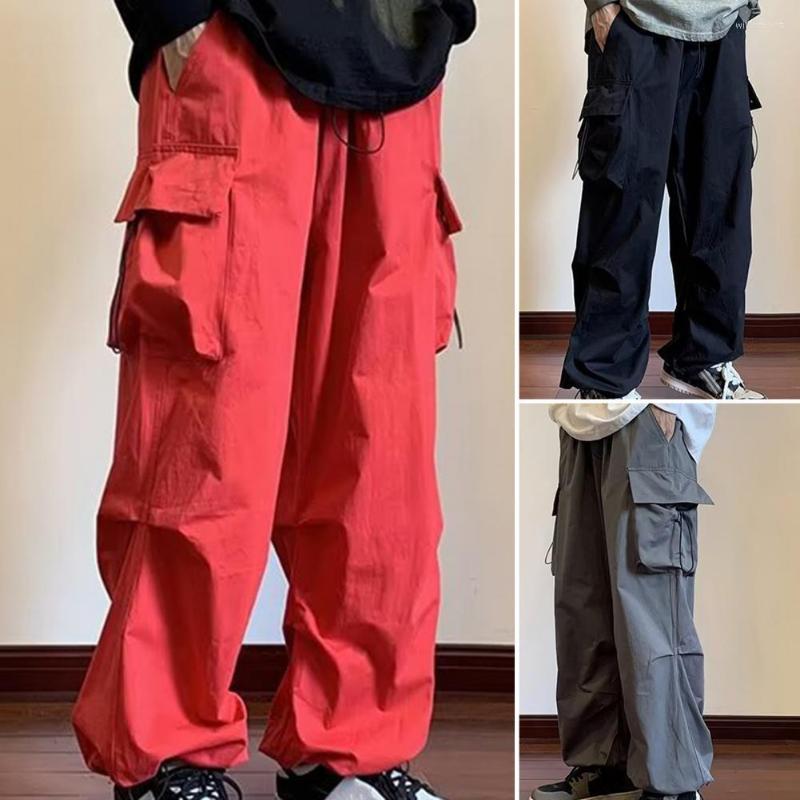 Men's Pants Men Cargo Drawstring Multiple Pockets Solid Color Loose Hip Hop Streetwear Ankle-banded Elastic Waist Summer Trousers, Black
Men's Pants Men Cargo Drawstring Multiple Pockets Solid Color Loose Hip Hop Streetwear Ankle-banded Elastic Waist Summer Trousers, Black