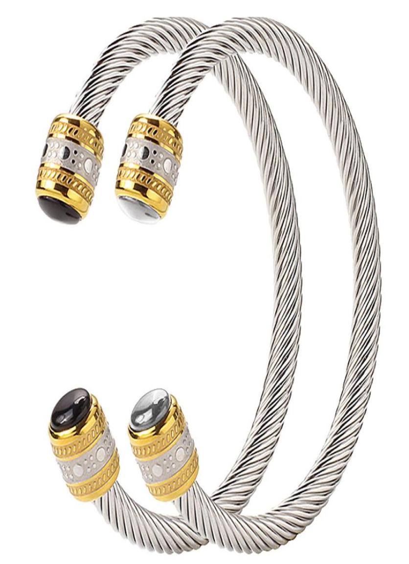 Designer Bangle Gold Titanium Steel Bracelet Polka Dot Pattern Does Not Fade ed Wire bracelets designer Black Onyx hip hop je4633533
Designer Bangle Gold Titanium Steel Bracelet Polka Dot Pattern Does Not Fade ed Wire bracelets designer Black Onyx hip hop je4633533