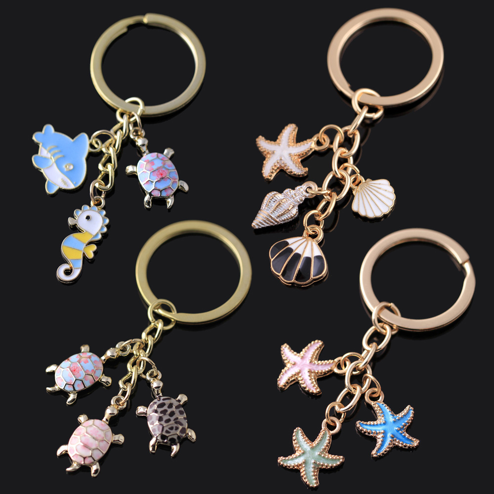 Keychain For Women Car Bag Friend Key Chain Color Turtl Animal Starfish Seahorse Shell Octopus Pendant Accessory Jewelry Gift
Keychain For Women Car Bag Friend Key Chain Color Turtl Animal Starfish Seahorse Shell Octopus Pendant Accessory Jewelry Gift