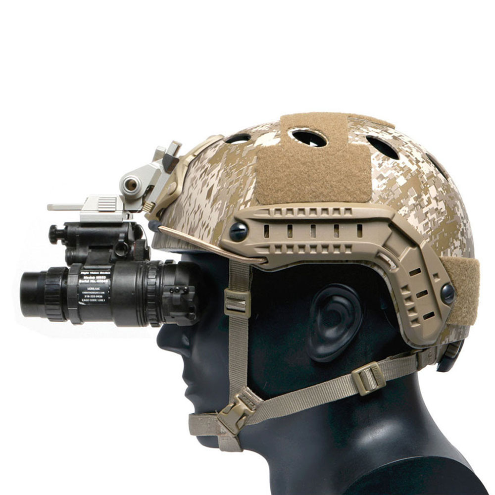 Tactical OPSstyle 3 Hole Skeleton NVG Mount Shroud Compatible with ACH/MICH/OPS-Core Fast/Crye Air Helmet Mount FDE And Black