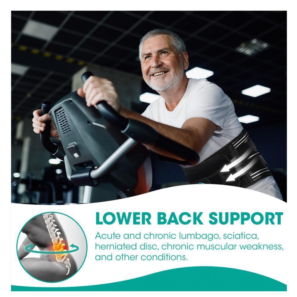 Body Braces Supports Back Braces for Lower Back Pain Relief with 6 Stays Breathable Lumbar Back Support Belt Men Women Work Anti-skid Waist Trainer 23
