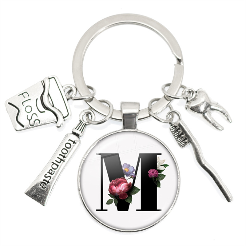 Latest Dentist Dental Tooth Toothbrush Keychain A-Z Round Glass Dome Cabochon Pendant Dental Assistant Gift Dental Care Keychain
Latest Dentist Dental Tooth Toothbrush Keychain A-Z Round Glass Dome Cabochon Pendant Dental Assistant Gift Dental Care Keychain