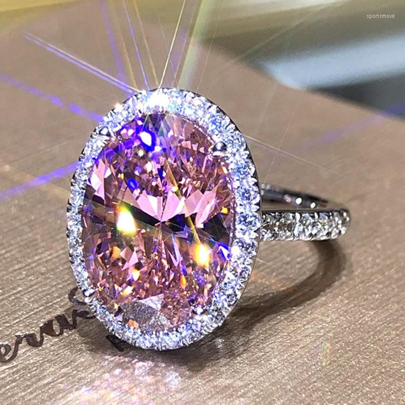 Wedding Rings Solitaire 5ct Pink Zircon Silver Color Engagement Band For Women Men Finger Promise Party Jewelry
Wedding Rings Solitaire 5ct Pink Zircon Silver Color Engagement Band For Women Men Finger Promise Party Jewelry