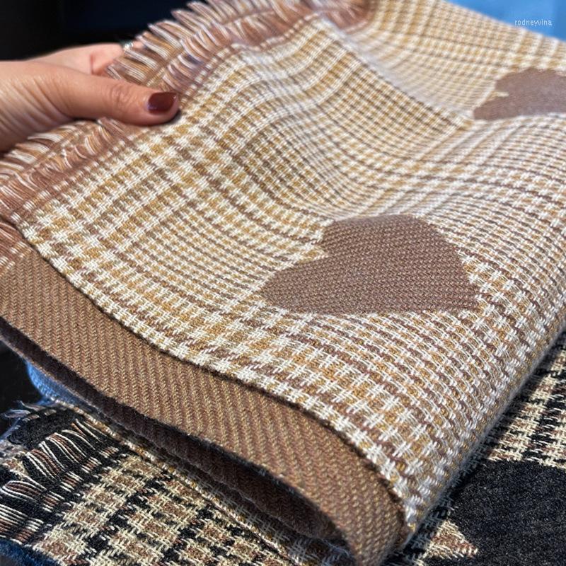 Scarves Sweetheart Print Scarf Cashmere Blend Shawl And Wraps Warm Thicken Mujer Bufanda Echarpes Plaid Cape
Scarves Sweetheart Print Scarf Cashmere Blend Shawl And Wraps Warm Thicken Mujer Bufanda Echarpes Plaid Cape