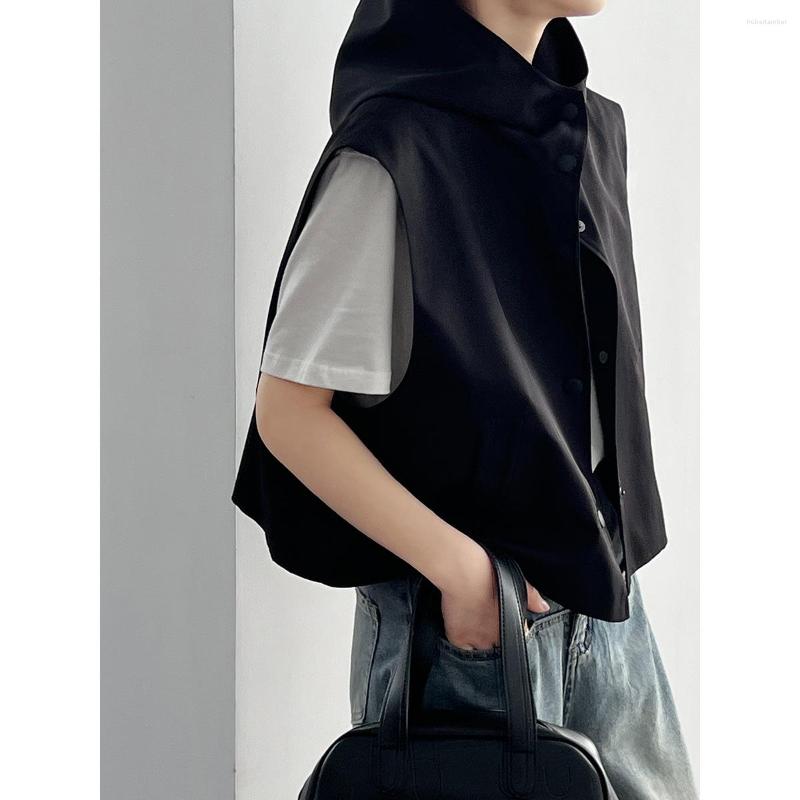 Women's Vests Women's Casual Hooded Vest 2023 Summer Loose Sleeveless Short Tops, Black
Women's Vests Women's Casual Hooded Vest 2023 Summer Loose Sleeveless Short Tops, Black
