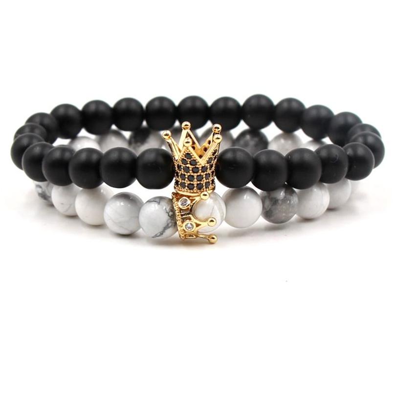 Charm Bracelets Trendy Volcanic Stone Bead White Pine Bracelet Crown Men And Women Bracele Bangle Jewelry 8 Styles Drop Delivery Dhohl
Charm Bracelets Trendy Volcanic Stone Bead White Pine Bracelet Crown Men And Women Bracele Bangle Jewelry 8 Styles Drop Delivery Dhohl