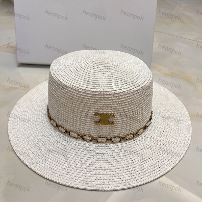 8 colors Summer Straw Hat designer caps Casquette Grass Braid cap Fitted Bucket Hats Fashion Womens Beach Sunhat Unisex Triumphal bonnet, Blue
8 colors Summer Straw Hat designer caps Casquette Grass Braid cap Fitted Bucket Hats Fashion Womens Beach Sunhat Unisex Triumphal bonnet, Blue