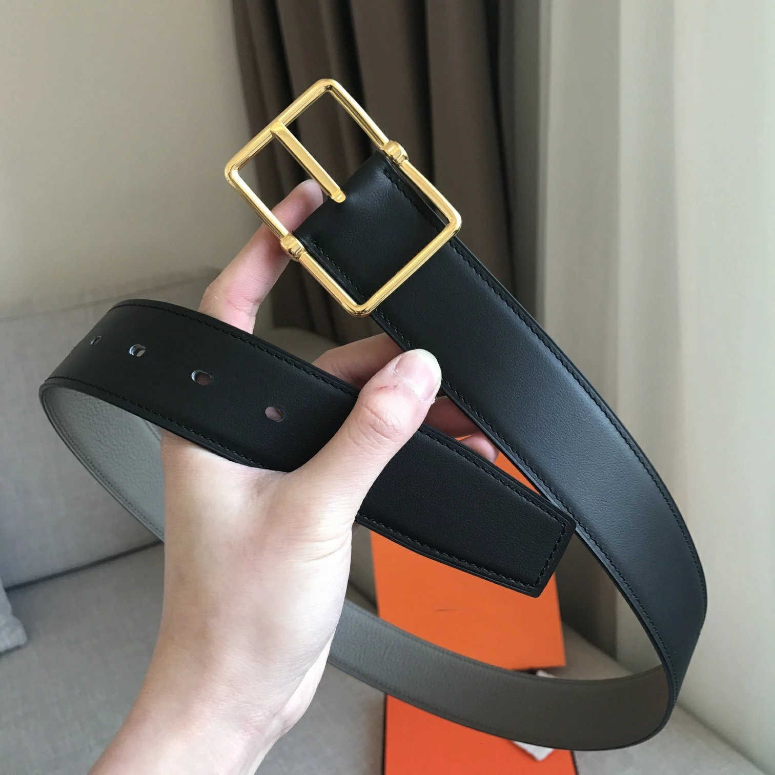 Designer Men's Classic Belt New H-Letter H-shaped Buckle Double sided Genuine Leather Versatile Fashion H Home 38mmKJAS
Designer Men's Classic Belt New H-Letter H-shaped Buckle Double sided Genuine Leather Versatile Fashion H Home 38mmKJAS