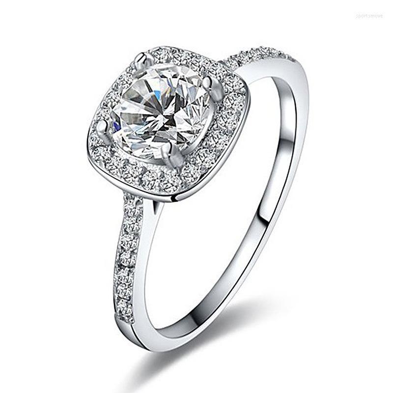 Wedding Rings Classic Big CZ Stone Fashion Rose Gold Color Women Engagement Jewelry Four Prong Setting Pave Zircon Gifts
Wedding Rings Classic Big CZ Stone Fashion Rose Gold Color Women Engagement Jewelry Four Prong Setting Pave Zircon Gifts