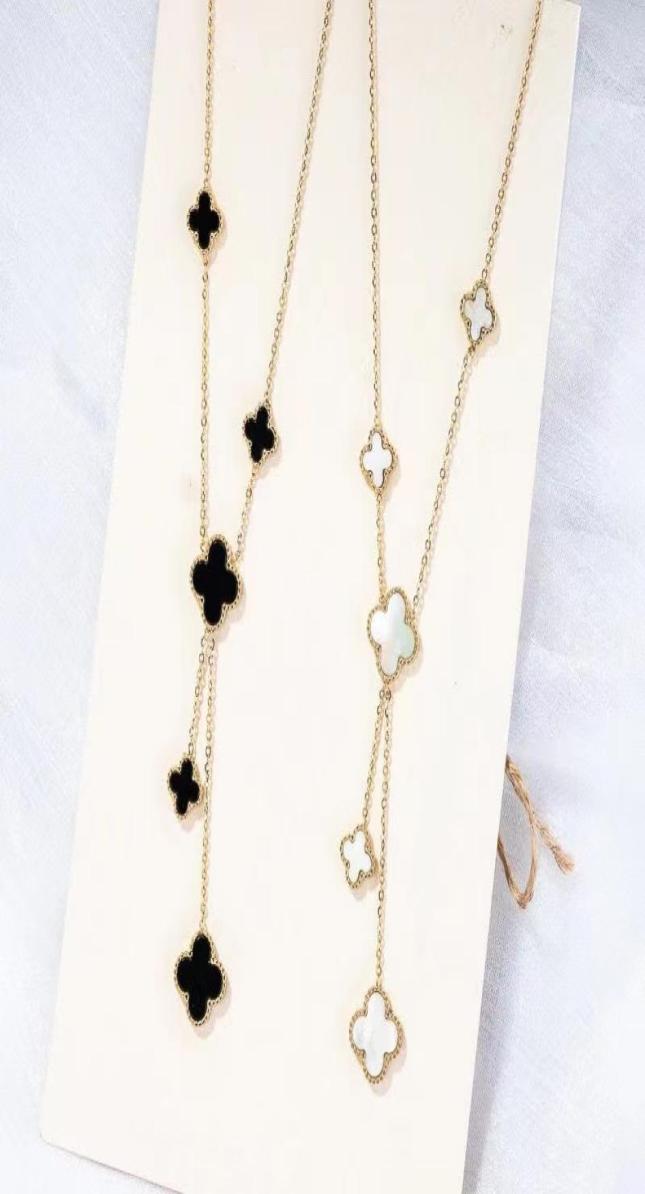 Double Side Clover Pendant Necklace White Black Red Flower Jewelry for Women Gift7757012
Double Side Clover Pendant Necklace White Black Red Flower Jewelry for Women Gift7757012
