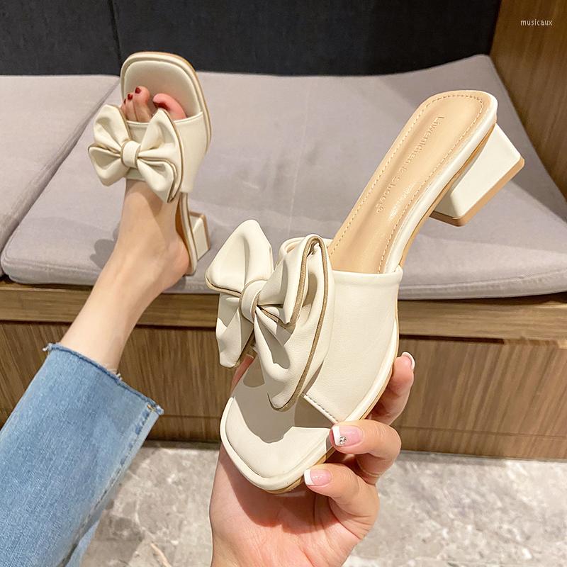 Slippers 2023 Summer Bowknot Women's Fashion Open Toe Shallow Square Heel Shoes Solid Color Slip-on Party Flip Flops, Beige
Slippers 2023 Summer Bowknot Women's Fashion Open Toe Shallow Square Heel Shoes Solid Color Slip-on Party Flip Flops, Beige