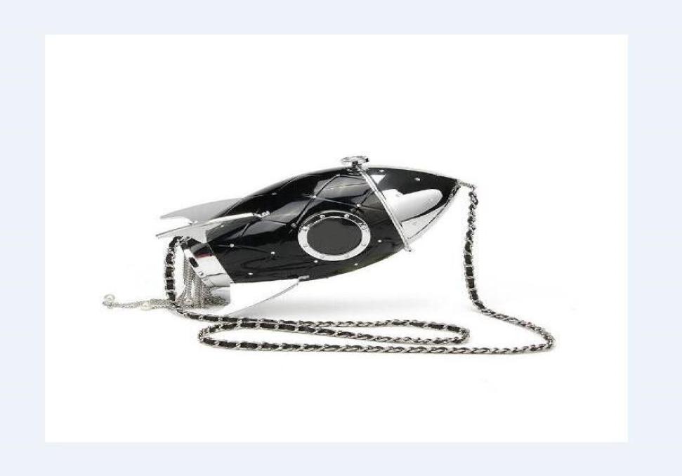 Paris Designer evening bags Women Luxury Space Rocket handbags clutch wallets Fashion Rhinestone tassels style Purses Cool girl Me5026812, Black
Paris Designer evening bags Women Luxury Space Rocket handbags clutch wallets Fashion Rhinestone tassels style Purses Cool girl Me5026812, Black