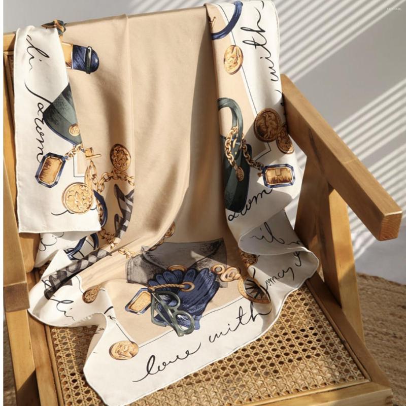 Scarves Bag Print Silk Scarf 90cm Hem Rolled Bandannas Twill Scarfs 90 Women Spring Summer For Hair Neck Shawls Handkerchief
Scarves Bag Print Silk Scarf 90cm Hem Rolled Bandannas Twill Scarfs 90 Women Spring Summer For Hair Neck Shawls Handkerchief