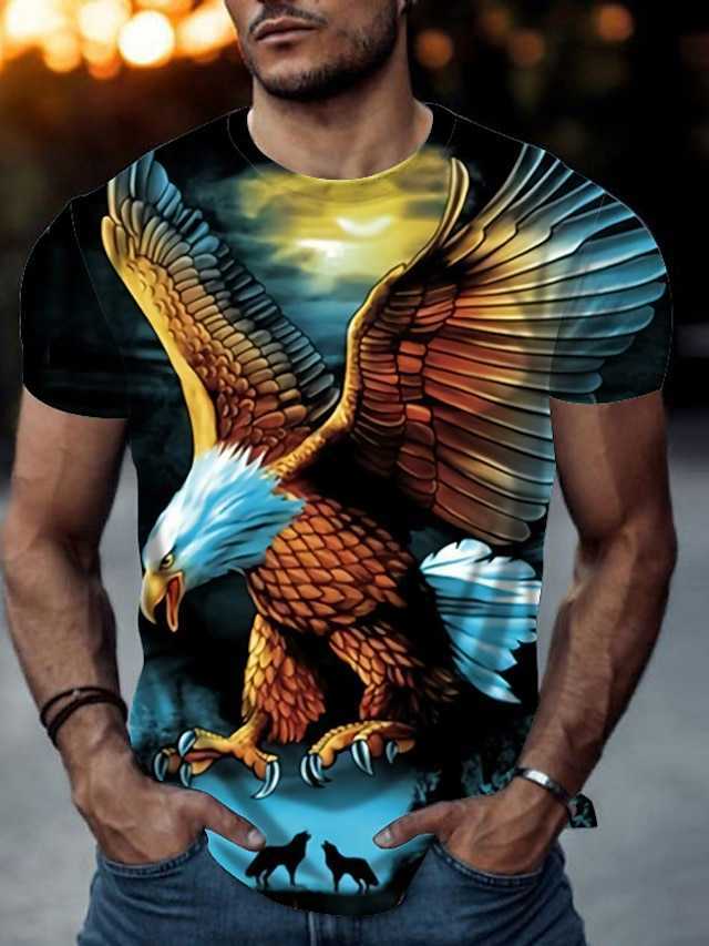 Mens T Shirt Eagle Animal Crew Neck Short Sleeve Street Print Tops Sportswear Casual Fashion Comfortable Blue Summer Spring Graphic Tees, Purple
Mens T Shirt Eagle Animal Crew Neck Short Sleeve Street Print Tops Sportswear Casual Fashion Comfortable Blue Summer Spring Graphic Tees, Purple