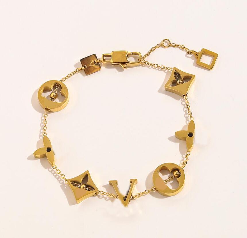 Fashion Classic Jewelry Designer Chain Bracelets Famous Men Women Brand Letter 18K Gold Plating Stainless Steel Bracelet Bangle Lovers Party Jewelry Accessories
Fashion Classic Jewelry Designer Chain Bracelets Famous Men Women Brand Letter 18K Gold Plating Stainless Steel Bracelet Bangle Lovers Party Jewelry Accessories