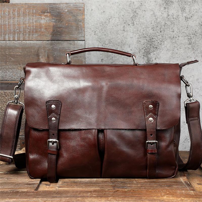 Briefcases Fashion High-quality Genuine Leather Men's Briefcase Business Natural Real Cowhide Handbag Luxury Laptop Messenger Bags, Black
Briefcases Fashion High-quality Genuine Leather Men's Briefcase Business Natural Real Cowhide Handbag Luxury Laptop Messenger Bags, Black