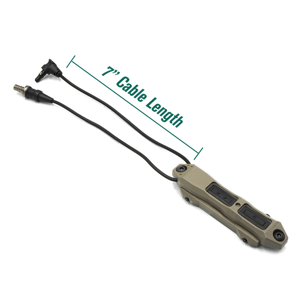 Tactical DUAL Remote Switch TAPS Standard For Surefire DBAL-A2/A4 PEQ-15