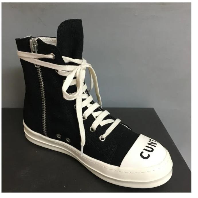 2023 Catwalk TPU sole Letter printed toe Lace Up trainer canvas rock street Boots, Black
2023 Catwalk TPU sole Letter printed toe Lace Up trainer canvas rock street Boots, Black