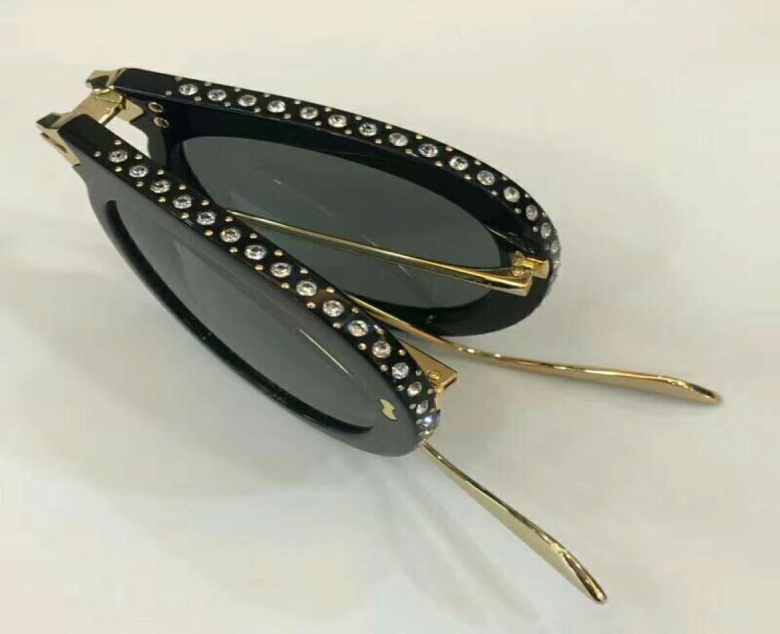 0307s Sunglasses Glasses alone Folding Black Rhinestone Lens 0307 Fashion Sunglasses Eyewear Summer New with Box7698959
0307s Sunglasses Glasses alone Folding Black Rhinestone Lens 0307 Fashion Sunglasses Eyewear Summer New with Box7698959