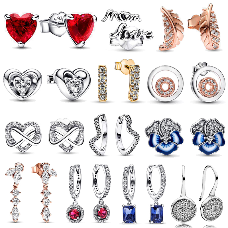 Hot selling classic 925 sterling silver new exquisite heart shaped feather candy square earrings charm jewelry birthday gift
Hot selling classic 925 sterling silver new exquisite heart shaped feather candy square earrings charm jewelry birthday gift