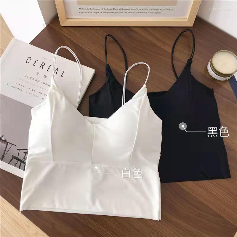Camisoles & Tanks Girls Wearing A Suspender With Chest Pad Ice Silk Beautiful Back Sleeveless Top And Bottom Tank Bra, Black
Camisoles & Tanks Girls Wearing A Suspender With Chest Pad Ice Silk Beautiful Back Sleeveless Top And Bottom Tank Bra, Black