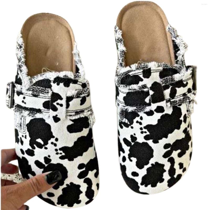 Slippers Women's Mules Casual Flats Shoes With Buckle Design Fashion Printing For Summer, Beige
Slippers Women's Mules Casual Flats Shoes With Buckle Design Fashion Printing For Summer, Beige