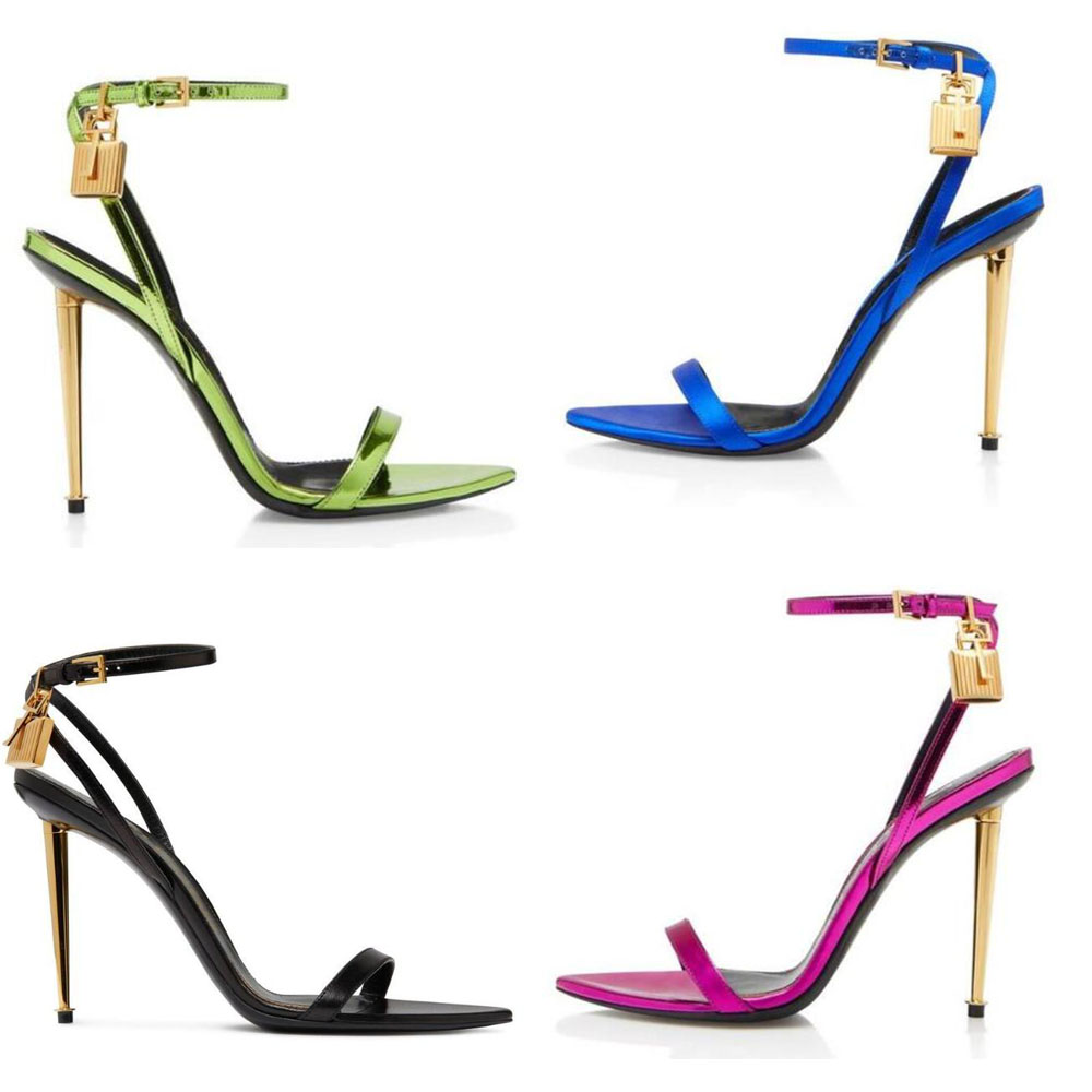 Modern Women's Sandals Ford High Heels Patent Padlock Leather Sandals Pointed Summer Luxury Designer Lock Buckle Brand Original Box 35-43, 10
Modern Women's Sandals Ford High Heels Patent Padlock Leather Sandals Pointed Summer Luxury Designer Lock Buckle Brand Original Box 35-43, 10